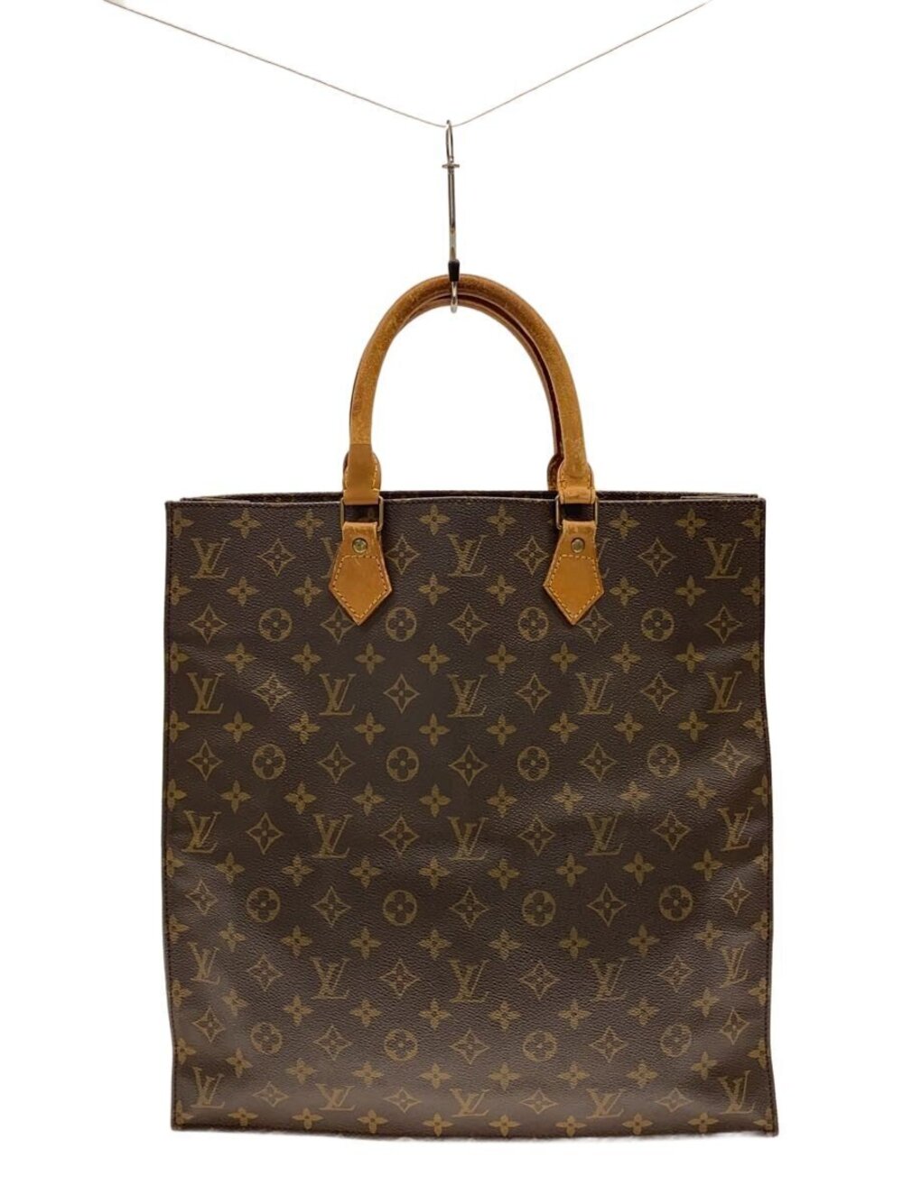 LOUIS VUITTON Sac Plat Monogram Canvas Brown